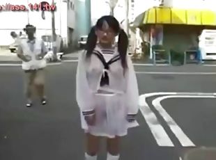 Japanese girl public nudity