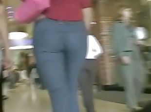 My gorgeous hot classmate walking in the mall candid