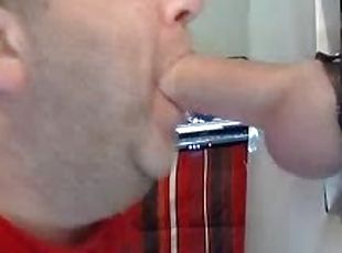 Sucking monster cock at gloryhole