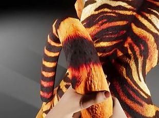 Pov you top a tiger and make him cum multiple times