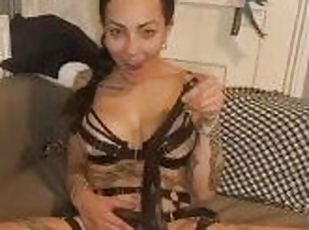 MILF as LARA CROFT COSPLAY clip from new EmFlix movie from onlyfans TATTOOED WHIPS DOMINATION