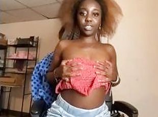 Jamaican Gal POV/JOI : Naughty Dirty Talk, Tease, Stripping , Self Fuck…I CAME SO HARD