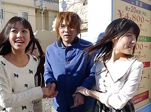 Exotic Japanese girl Jessica Asakura in Incredible Gangbang, Handjobs JAV movie