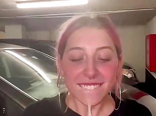 Thick Ass Pawg Fucked by BBC at the parking lot - homemade couple POV hardcore