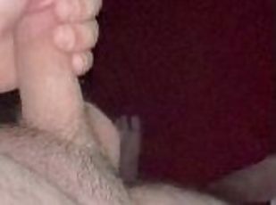 Masturbating in front of window, let neighbors watch me touch my cock