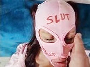 Mouth-Fucking & Slapping this Sexy Hooded Slut (//fans.ly/r/Princessplaytime)