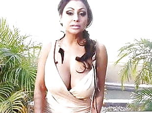 Backyard solo with Indian pornstar Priya Rai