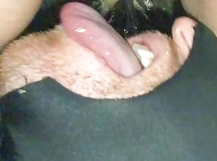I Love Pissing in his Mouth like I did today outside our backyard hot tub