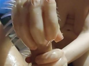 Tendril Glove Handjob - Cum Inside Glove Cumplay