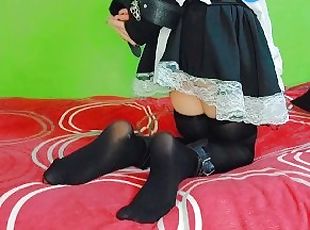 Femboy Maid In Troubles