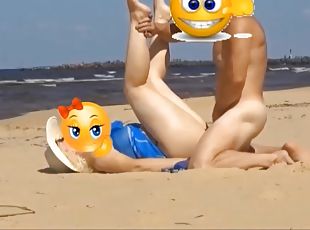 Walking Along The Beach, I Inserted My Penis To A Resting Mommy