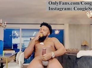 Coogie Supreme jerking off with Pineapple (Cum shot)