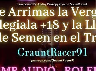 Le Arrimas la Verga a Colegiala +18 en el Tren - ASMR Anime Audio Roleplay
