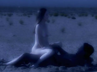 Scarlett Fay has sex in the desert at night
