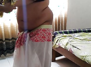 stranger came from outside jabardasti tied hands and fucked Tamil hot aunty in saree blouse (Desi Sex Hindi Audio)