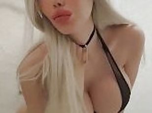 Im Luxury Plastic Doll in sexy lingerie and a choker. So horny for big hard cock