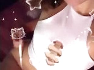 Latina teen ass worship - showing her holes off (Homemade video)