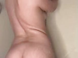 Playing with my nipples and showing my pussy tease