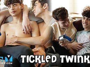 NastyTwinks - Tickled Twink - Zayne Bright Gets Tickled and Fucked by His Friends